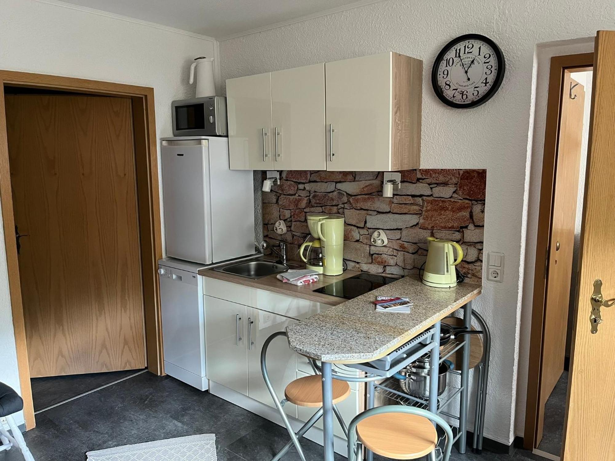 Ferienwohnung Hoppelnase mit eigener Sauna Langenstein Exterior foto