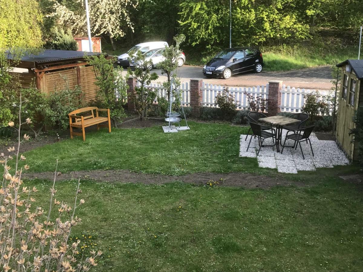 Ferienwohnung Hoppelnase mit eigener Sauna Langenstein Exterior foto